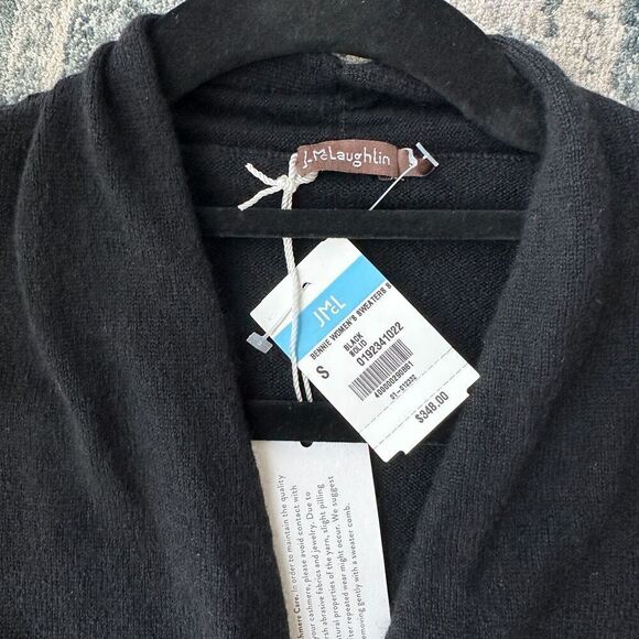 J McLaughlin Cashmere Sweater Top Womens Small Wrap V Neck Plunge‎ Pullover $348 - Picture 10 of 12